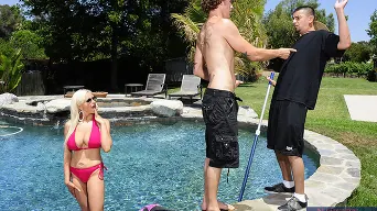 Holly Brooks in ' and Chris Johnson in My Girlfriend's Busty Friend'
